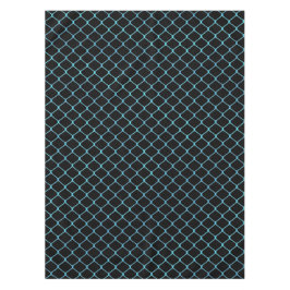 Mantel Elegante patrón moderno de cadena Verde azulada az