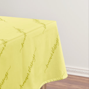 Mantel Elegante Personalizado verano amarillo