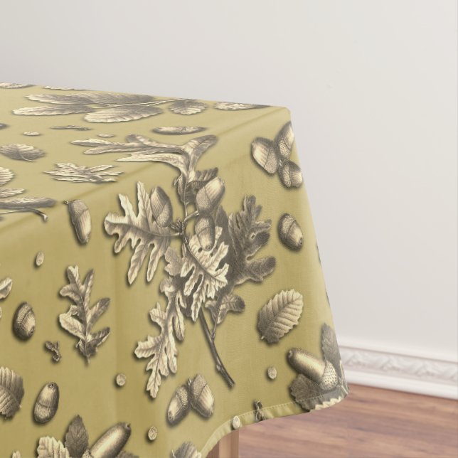 Mantel Elegante roble marrón dorado de época deja maíz (In Situ)