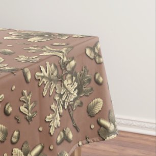 Mantel Elegante roble marrón vintage deja alcornoques