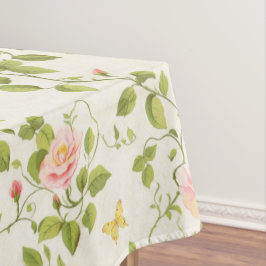 Mantel Elegante Rosa Vine Florece