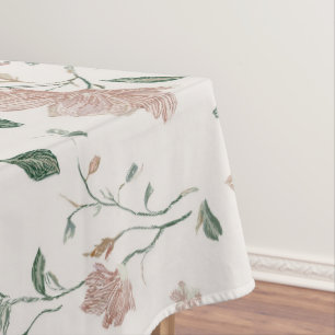 Mantel Elegante Toile-De-Jouy de Flor Silvestre y Maripos