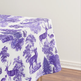 Mantel Elegante venado periwinkle azul veneciano venado