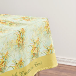 Mantel Elegante Vintage Yellow Daffodils Floral Flor