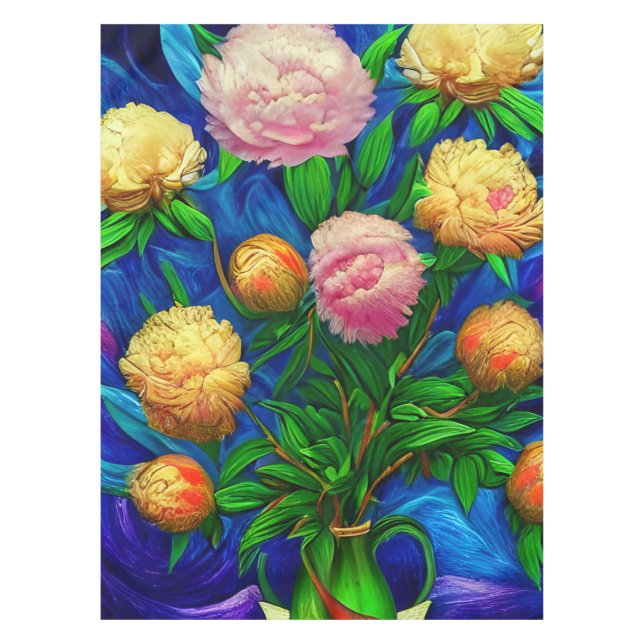 Mantel Elegante y hermosa colección de Peony (Anverso)