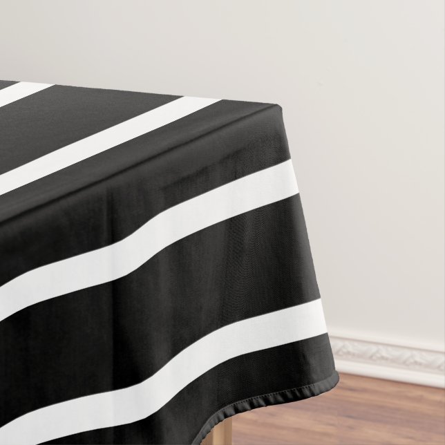 Mantel Elegantes líneas negras modernas y elegantes (In Situ)