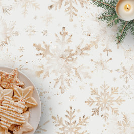 Mantel Elegantes Navidades con temas de invierno copas de