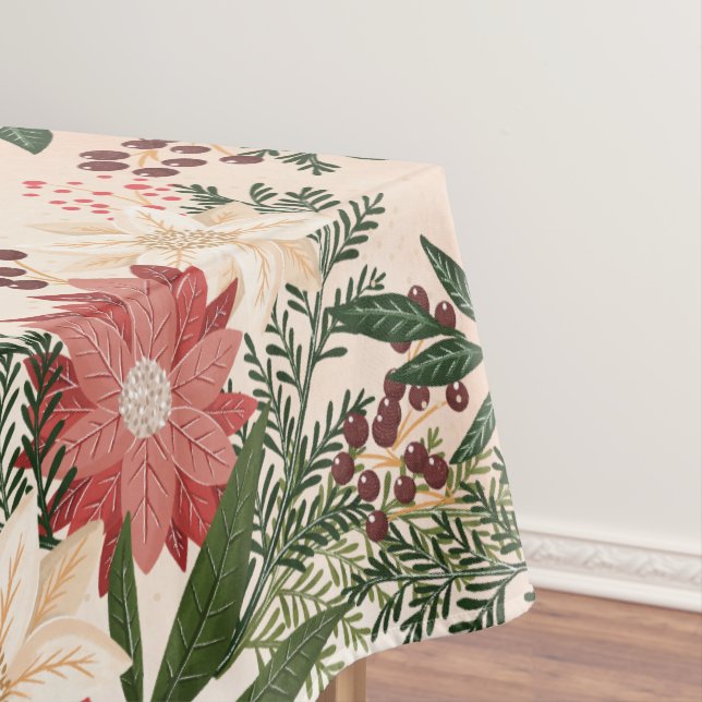 Mantel Elegantes Navidades festivos Poinsettia Holiday (In Situ)