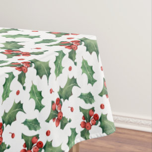 Mantel Elegantes Navidades Red Berry