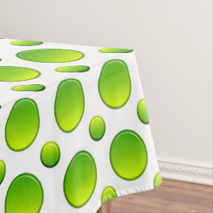 Mantel Elemento verde de los lunares
