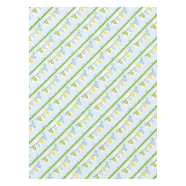 MANTEL ELEMENTOS DE FIESTA PARA DUCHA DE BEBÉ NEUTROS (Anverso)