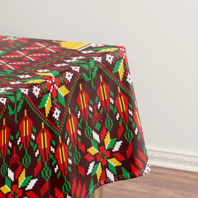 Mantel Embrodería tradicional de Palestina Tatreez (In Situ)