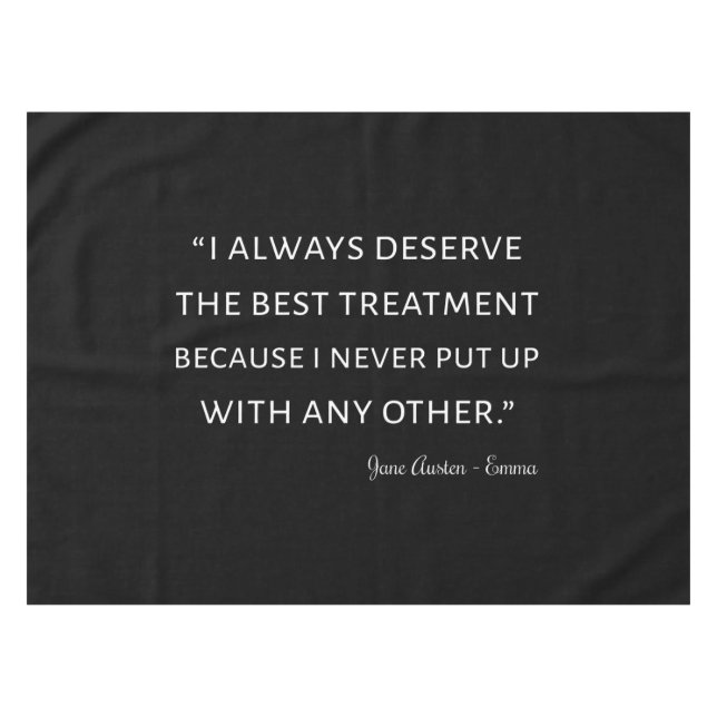 Mantel Emma De Jane Austen Cita II (Frente (Horizontal))
