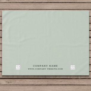 Mantel Empresa Nombre Logotipo Empresarial Personalizado