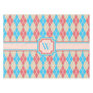 Mantel En la playa de Argyle Tablecloth