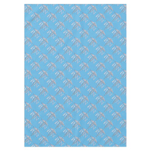 Mantel Enfermera inscrita RN Caduceus en azul Pastel