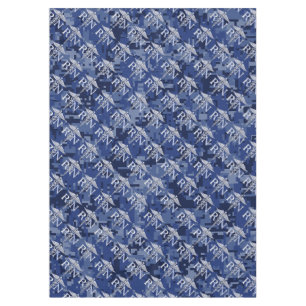 Mantel Enfermera inscrita RN Silber Caduceus Camo Azul de