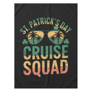 Mantel Equipo de crucero del día de San Patricio divertid