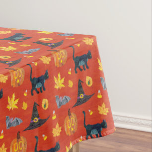 Mantel Eric Carle   Patrón de Halloween de oruga