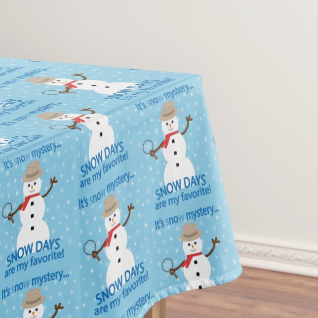 Mantel Es el detective Snowman Blue (In Situ)