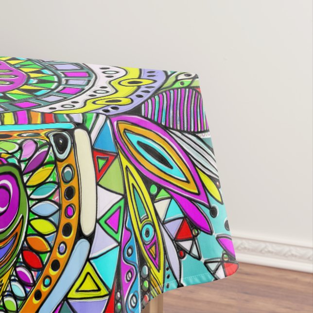 Mantel Esbozo de arte de fantasía - Flores abstractas 1 (In Situ)