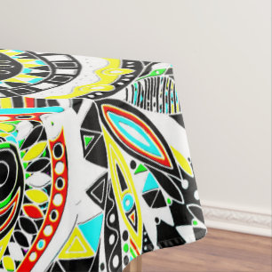 Mantel Esbozo de arte de fantasía - Flores abstractas 3