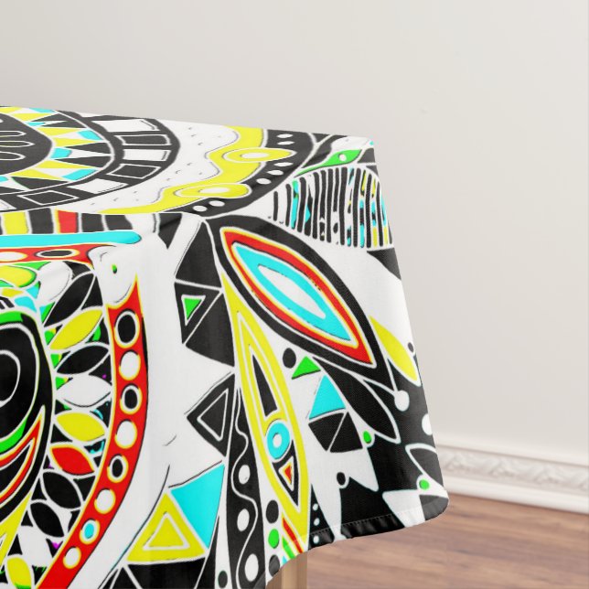 Mantel Esbozo de arte de fantasía - Flores abstractas 3 (In Situ)