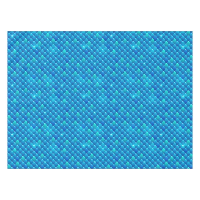 Mantel escalas de pescados del río (Frente (Horizontal))