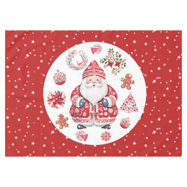 Mantel Escandinavia Santa Claus Red Medium (Frente (Horizontal))