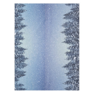Mantel Escena congelada del bosque del invierno de la