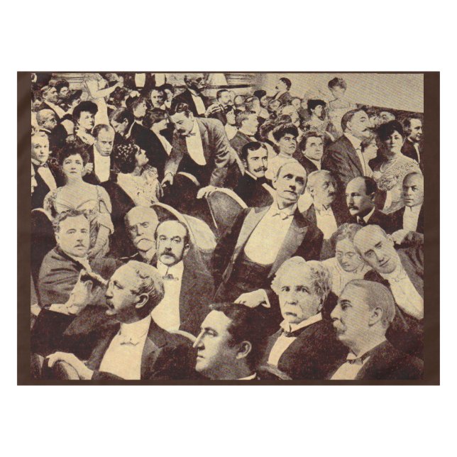 Mantel Escena de multitudes de los años 1920 (Frente (Horizontal))