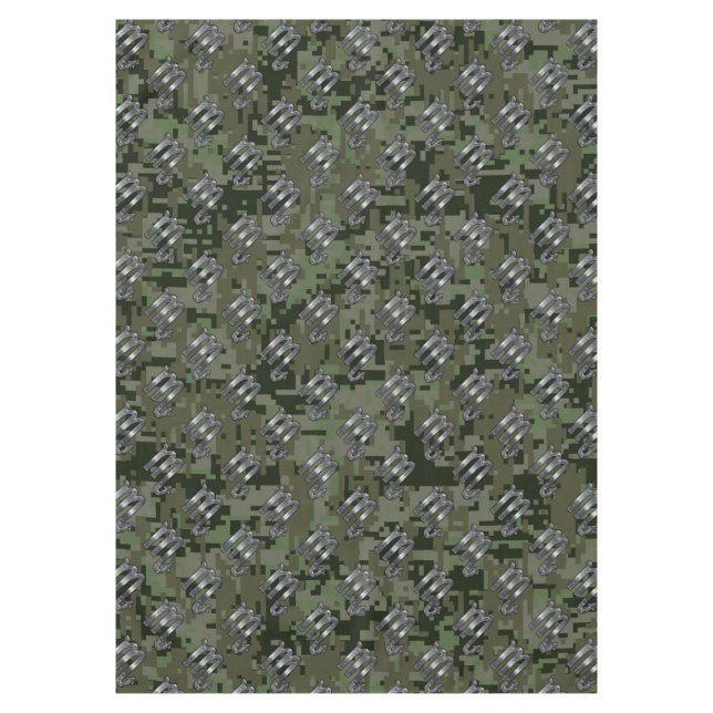 Mantel Escorpio Zodiac Símbolo Olive Green Camo Digital (Anverso)