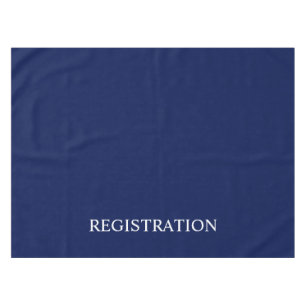 Mantel Escritorio de registro azul de la Marina Oscura