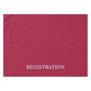 Mantel Escritorio de registro rojo