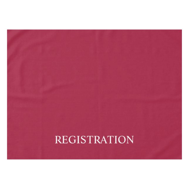 Mantel Escritorio de registro rojo (Frente (Horizontal))