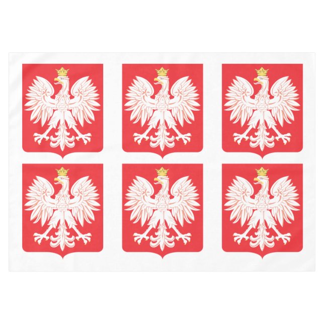 Mantel Escudo rojo de águila polaca (Frente (Horizontal))
