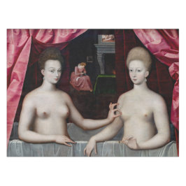 Mantel Escuela de Fontainebleau - Gabrielle d'Estrees