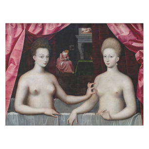 Mantel Escuela de Fontainebleau - Gabrielle d'Estrees