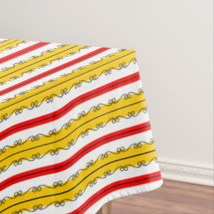 Mantel español de la raya