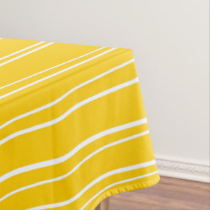 Mantel español del amarillo de la raya