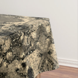 Mantel Espejo con un aspecto aterciopelado, clásico beige