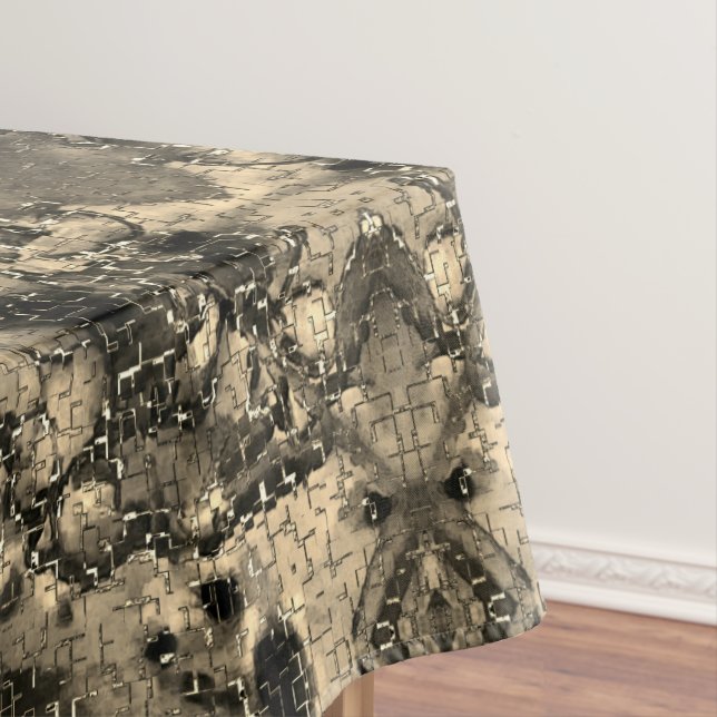 Mantel Espejo con un aspecto aterciopelado, clásico beige (In Situ)