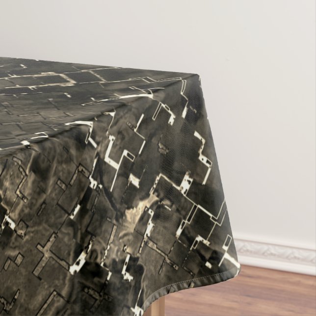 Mantel Espejo que parece aterciopelado, tonos beige clási (In Situ)