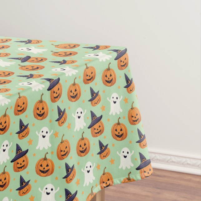 Mantel Espeluznante Patrón De Halloween En Un (In Situ)