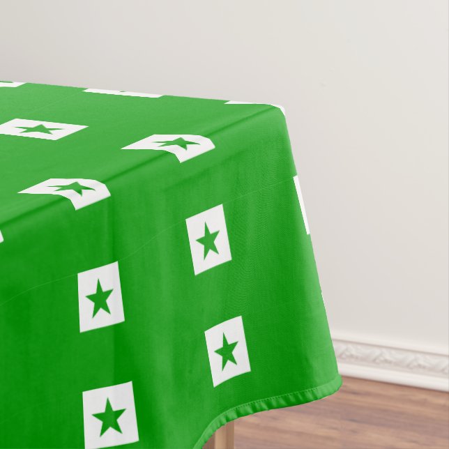 Mantel Esperanto: Bandera verde (In Situ)