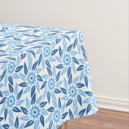 Mantel Espiral Floral Azul