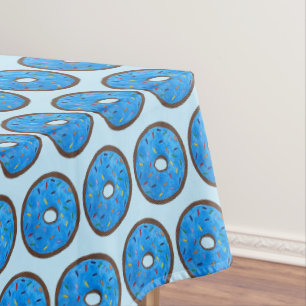 Mantel Espolvorines de arcoiris de donut azules