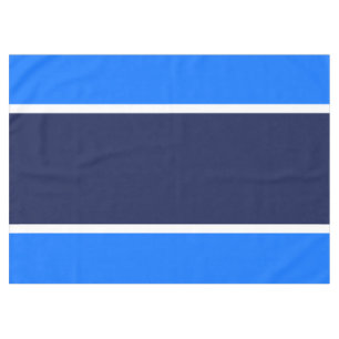 Mantel Esporádico Wide Naval Center Brillantes Rayas Blan