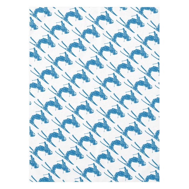 Mantel Esquiador azul (Anverso)