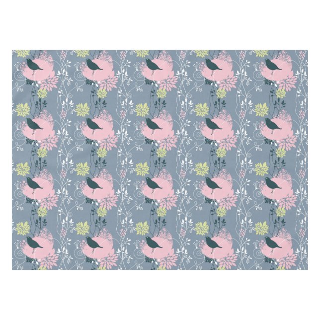 Mantel Estampado de flores 9 (Frente (Horizontal))